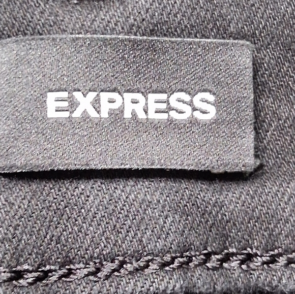 NWT Express High Rise Skinny Black Jeans    Size 2R - Picture 10 of 11